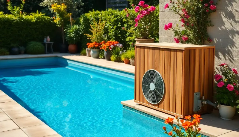 Cache pompe à chaleur piscine : guide complet pour un abri esthétique et efficace