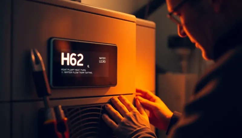 Comprendre l'erreur H62 sur les pompes à chaleur Panasonic
